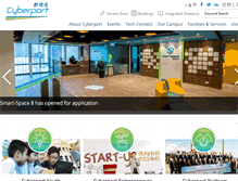 Tablet Screenshot of ictsummit.cyberport.com.hk